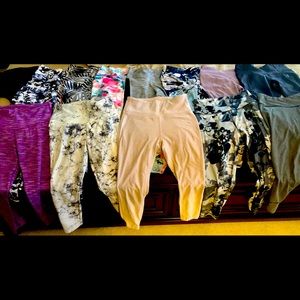 Lot of size small workout pants